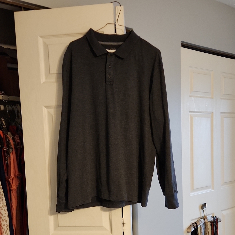 Men's Gray Polo Shirt